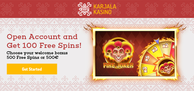 Karjala Kasino Welcome Bonus Update