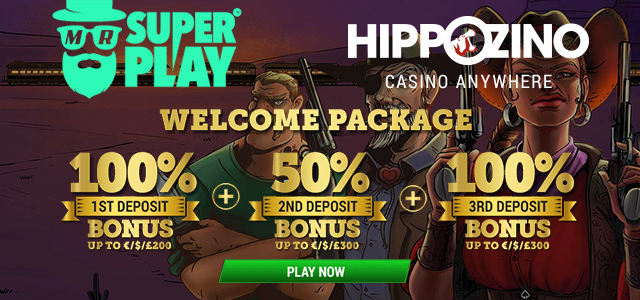New Mr SuperPlay Welcome Bonus and Hippozino Special Offer to Claim