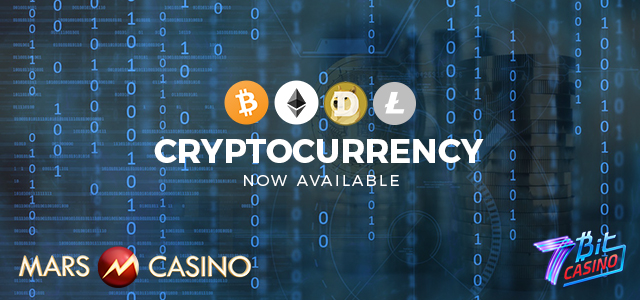 7bit and Mars Casinos Add New Cryptocurrencies