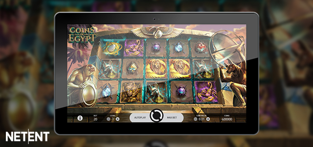 Riches Await You in a New Coins of Egypt Slot from Net Entertainment