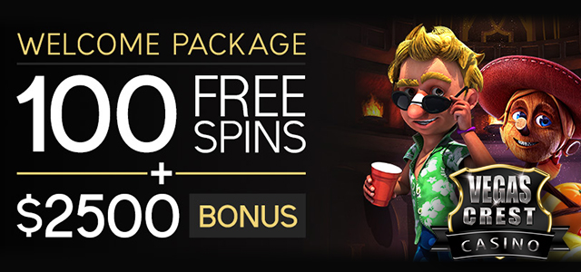 Vegas Crest Updates Its No Deposit Reward
