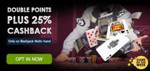 Multiply your chances: 25% cashback on Multi-hand Blackjack at Gala Casino.