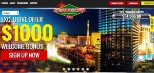 Exclusive Welcome Package at Vegas2Web Casino