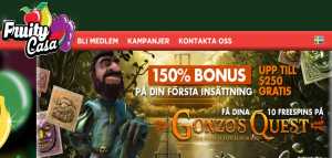 Fruity Casa Casino is now in Swedish