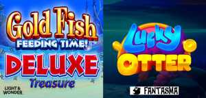 Practice Fishing for Gold in 2 New Slots by Top Studios!