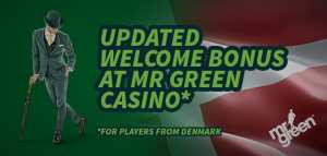 Danish Players Can Claim an Updated Welcome Bonus at Mr Green Casino