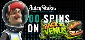 Juicy Stakes Casino Launches a Special May Promo (Back to Venus Slot Involved)
