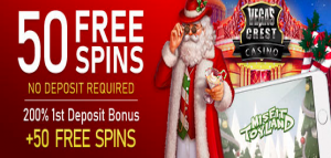 Vegas Crest and CyberSpins Have Joyful Promotions for Christmas