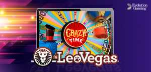 Evolution Launches Crazy Time Exclusively with LeoVegas