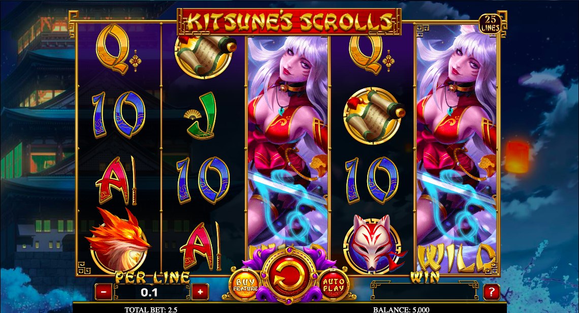 Kitsune’s Scrolls Slot by Spinomenal