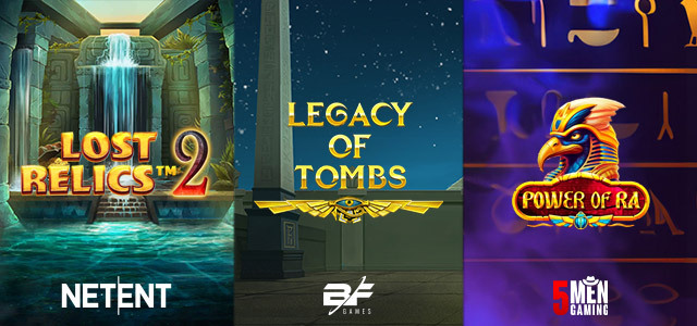 Discover Ancient Fortune with 3 New Exciting Slot Machines by Top Studios!