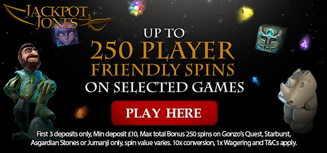 Jackpot Jones Casinos Offers Bonus Spins to New Customers