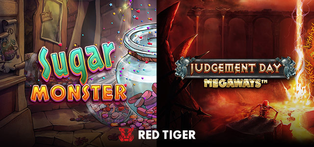 Face Judgement Day Riders and Sugar Monster in 2 New Slots by Red Tiger Gaming
