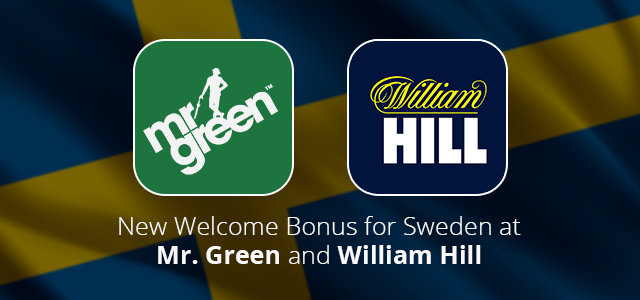 Mr. Green and William Hill Casinos Change Welcome Offer for Sweden