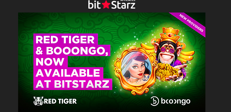 BitStarz Expands the Library with Games by Red Tiger and Booongo