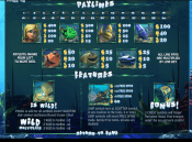 'Under the Sea' by 'BetSoft' - Paytable. Click the image to enlarge.