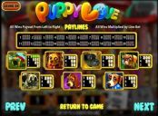 'Puppy Love' by 'BetSoft'. Click the image to enlarge.