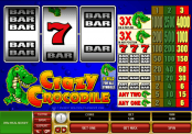 'Crazy Crocodile' by 'Microgaming'. Click the image to enlarge.