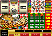 'Belissimo!' by 'Microgaming'. Click the image to enlarge.