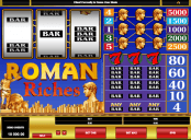 'Roman Riches' by 'Microgaming'. Click the image to enlarge.