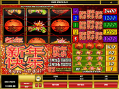 'Happy New Year' by 'Microgaming'. Click the image to enlarge.