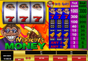 'Monkey's Money' by 'Microgaming'. Click the image to enlarge.