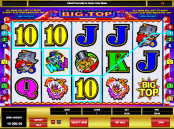 'Big Top' by 'Microgaming'. Click the image to enlarge.