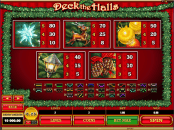 'Deck the Halls' by 'Microgaming'. Click the image to enlarge.