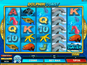 'Dolphin Coast' by 'Microgaming'. Click the image to enlarge.