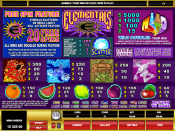 'Elementals' by 'Microgaming'. Click the image to enlarge.