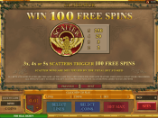 'Gladiator' by 'Microgaming'. Click the image to enlarge.