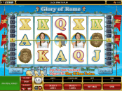 'Glory of Rome' by 'Microgaming'. Click the image to enlarge.