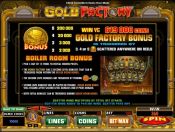 'Gold Factory' by 'Microgaming'. Click the image to enlarge.