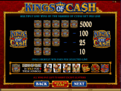 'Kings of Cash' by 'Microgaming'. Click the image to enlarge.