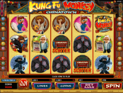 'Kung Fu Monkey' by 'Microgaming'. Click the image to enlarge.
