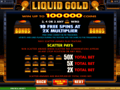 'Liquid Gold' by 'Microgaming'. Click the image to enlarge.