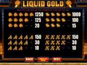 'Liquid Gold' by 'Microgaming'. Click the image to enlarge.