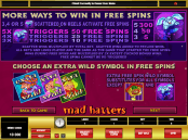 'Mad Hatters' by 'Microgaming'. Click the image to enlarge.