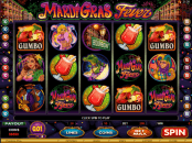 'Mardi Gras Fever' by 'Microgaming'. Click the image to enlarge.