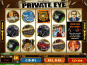 'Private Eye' by 'Microgaming'. Click the image to enlarge.