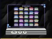 'Retro Reels Diamond Glitz' by 'Microgaming'. Click the image to enlarge.