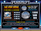 'Pure Platinum' by 'Microgaming'. Click the image to enlarge.