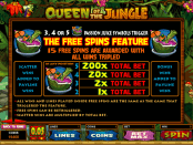 'Queen of the Jungle' by 'Microgaming'. Click the image to enlarge.