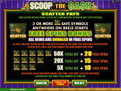 'Scoop the Cash' by 'Microgaming'. Click the image to enlarge.