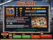 'Shoot!' by 'Microgaming'. Click the image to enlarge.