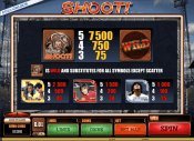 'Shoot!' by 'Microgaming'. Click the image to enlarge.