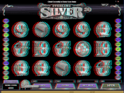 'Sterling Silver 3D' by 'Microgaming'. Click the image to enlarge.