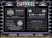'Sterling Silver 3D' by 'Microgaming'. Click the image to enlarge.