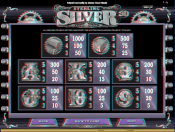'Sterling Silver 3D' by 'Microgaming'. Click the image to enlarge.