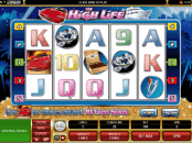 'The High Life' by 'Microgaming'. Click the image to enlarge.